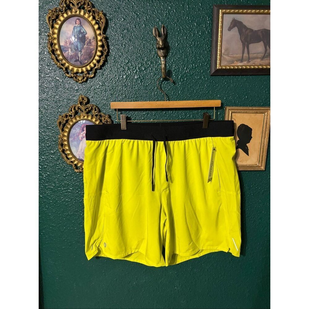 Smartwool Men's Active Lined 7” Shorts Limeade NWT Sz XXL